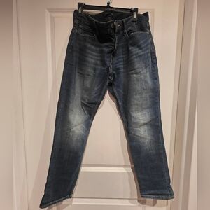 Mens Banana Republic Factory Skinny Fit Jeans 34x30, Like New W/out Tag